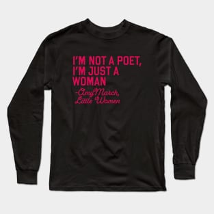 Amy March Florence Pugh Greta Gerwig Long Sleeve T-Shirt